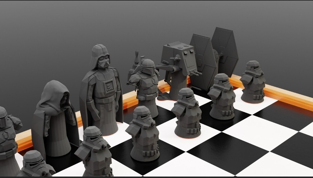 Star Wars Chess Set Remastered