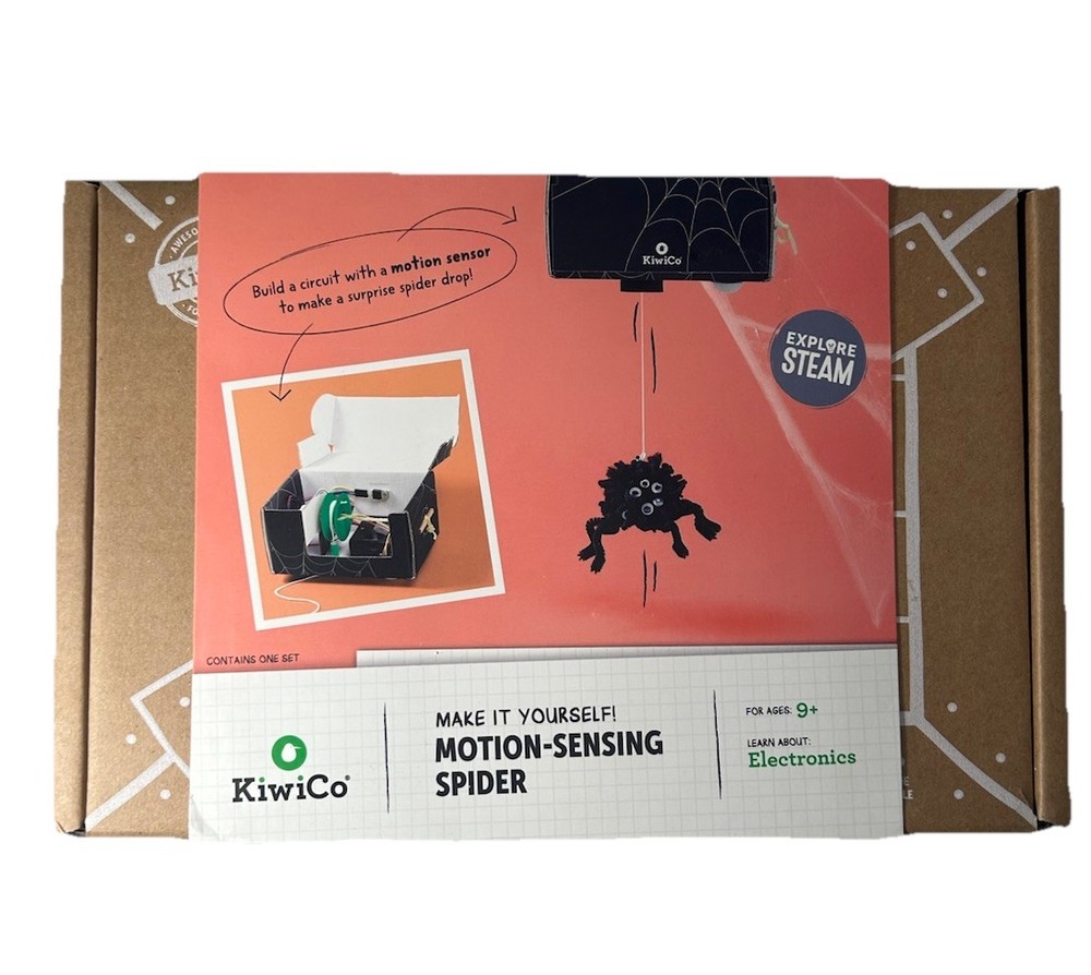 KiwiCo Make It Yourself Motion-sensing Spider