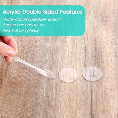 60 Pcs Table Cloth Holder Clips, Table Cloth Clips Clear, Double Sided