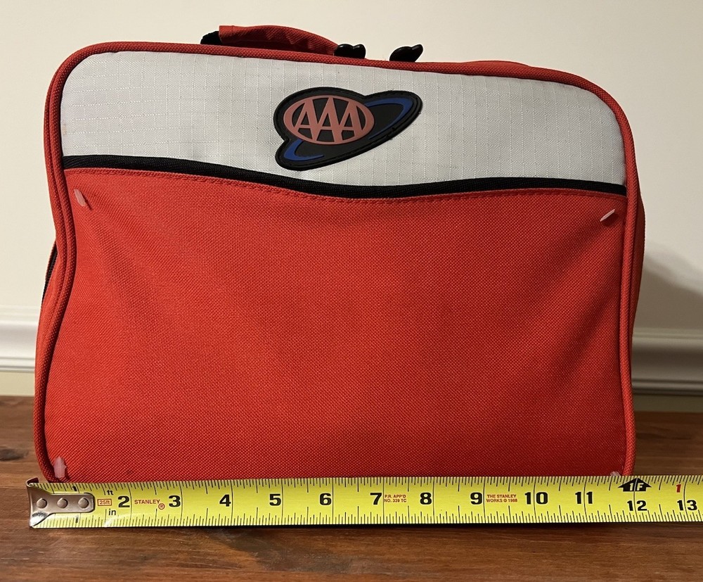 First Aid AAA Excursion Road Kit W/ Jumper Cables, Flashlight, First Aid, Etc.