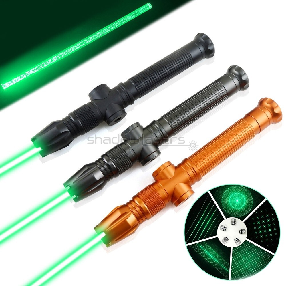 GH8-L 520nm Adjustable Focus Green Laser Pointer Pen Visible Beam Light