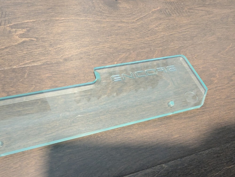 JVL Encore (also Echo) Clear Header/Marquee Plastic