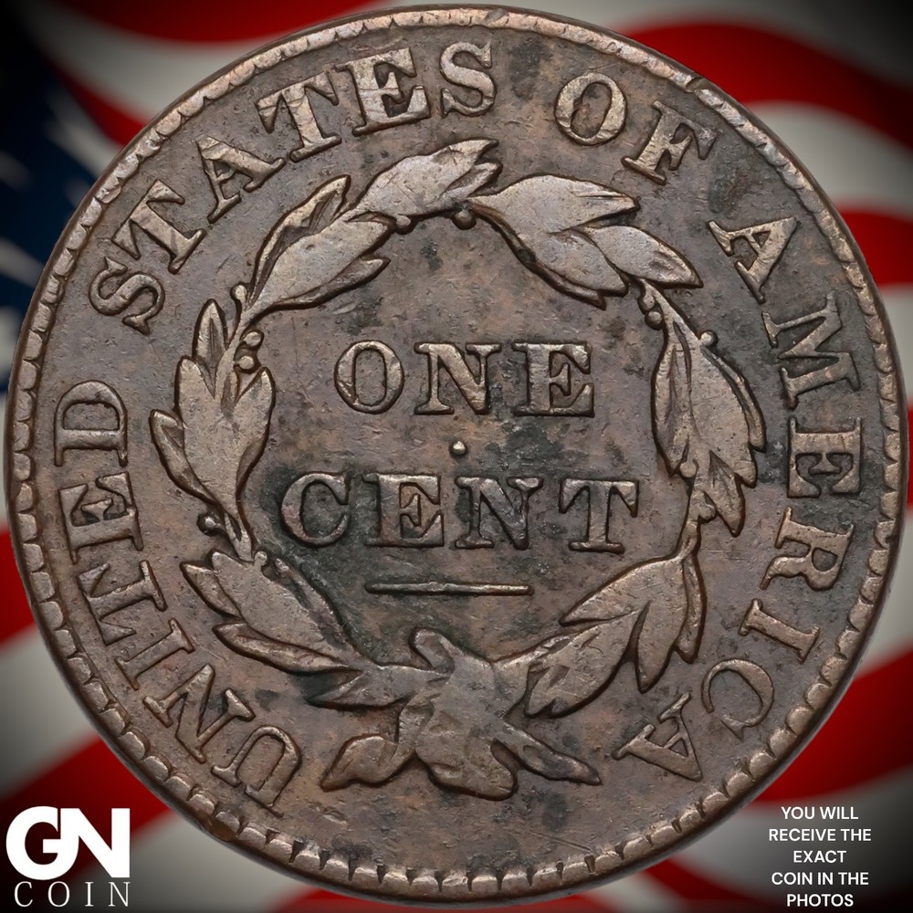 1828 Coronet Head Large Cent B1553