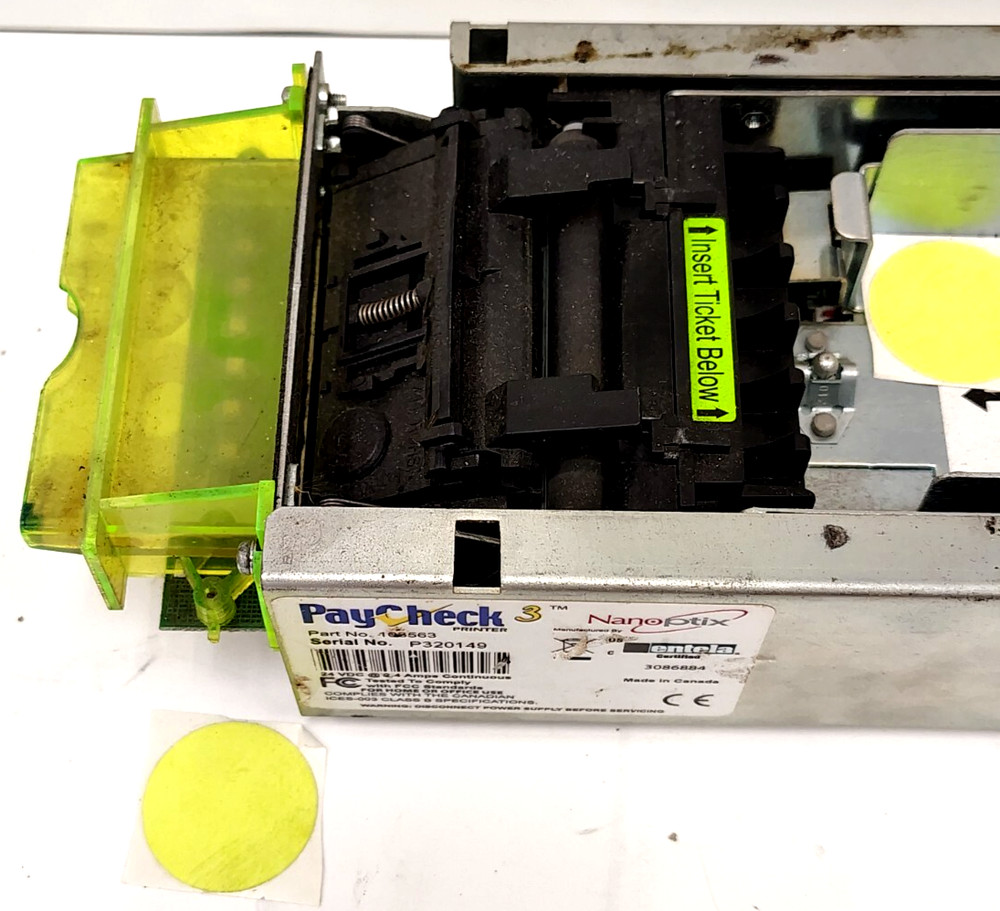 NANO PTIX PAYCHECK PRINTER 24VDC @ 2.4A CLASS B 103563