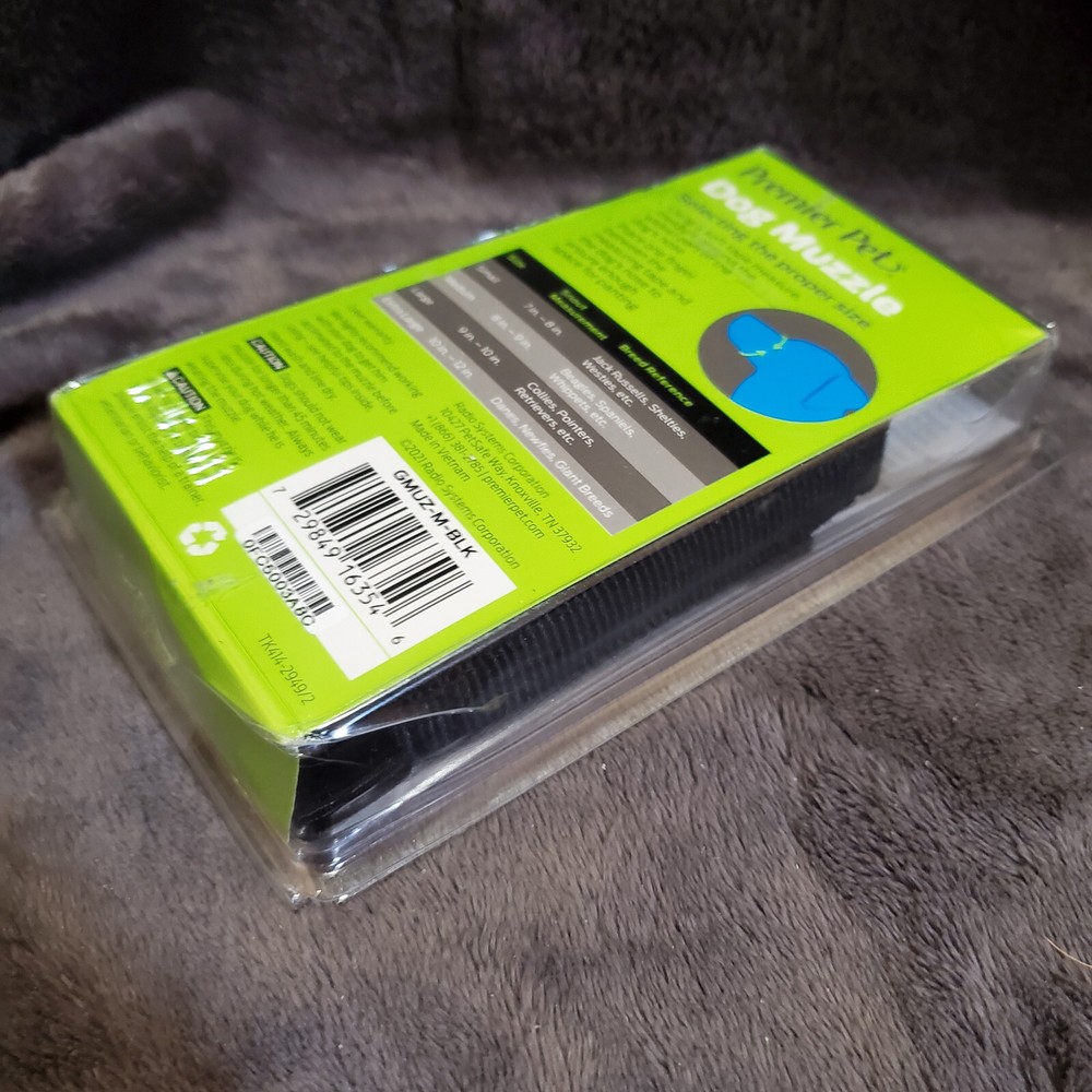 Premier Pet Dog Muzzle Size Medium For Sizes 8-9"