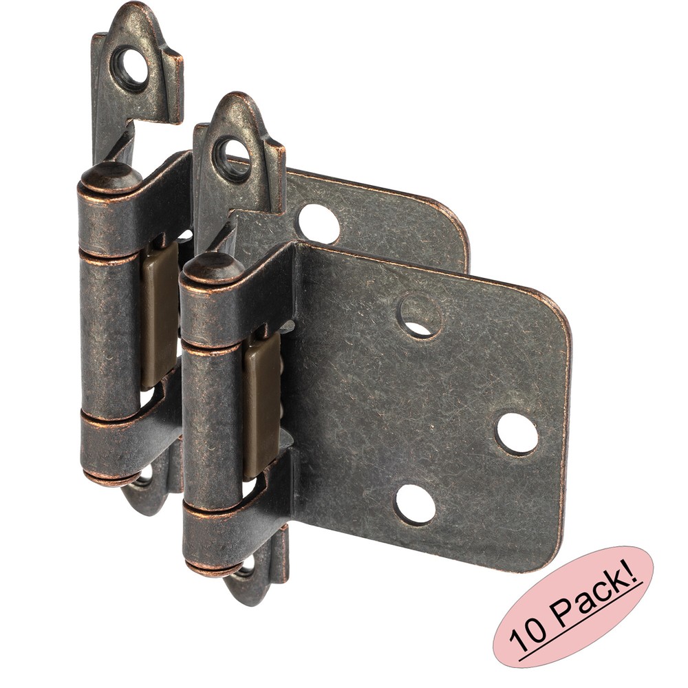 *10 Pack* Cosmas 15539-ORB Oil Rubbed Bronze Hinge Variable Overlay (Pair)
