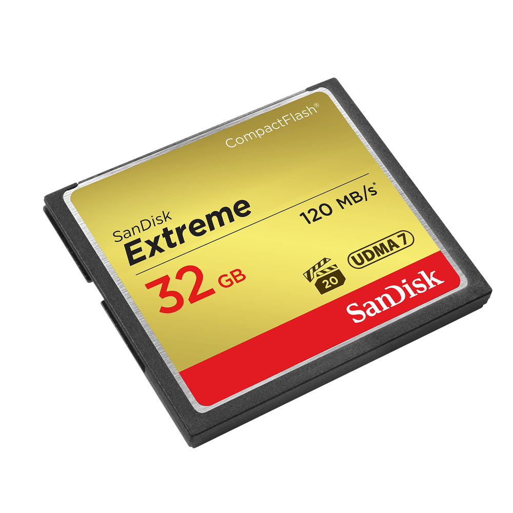 SanDisk Extreme 32GB CompactFlash Memory Card - SDCFXSB-032G-G46