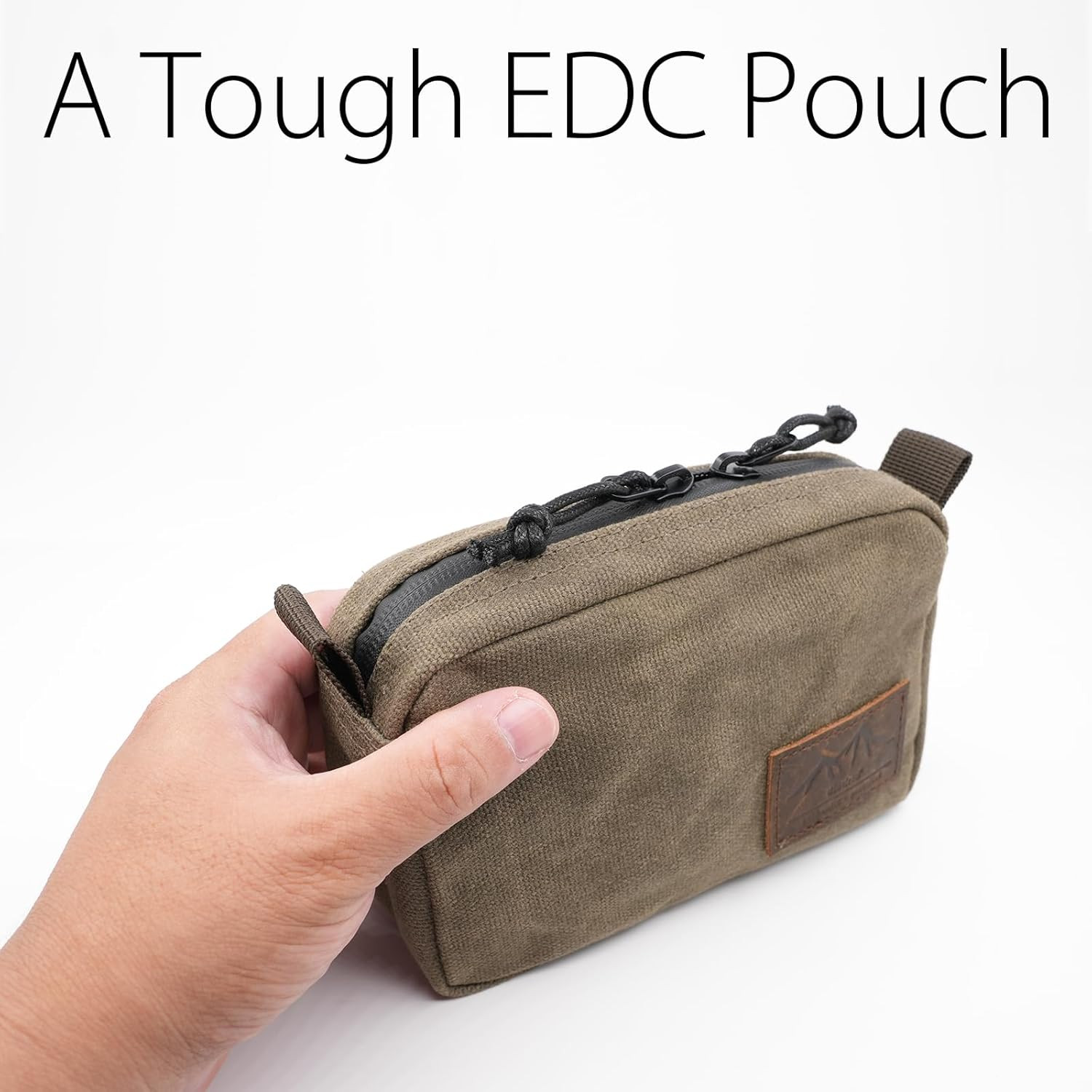 Belt Pouch for Men Women YKK Zippers EDC Pouch, Belt Bag Waist Pack for Hiking,