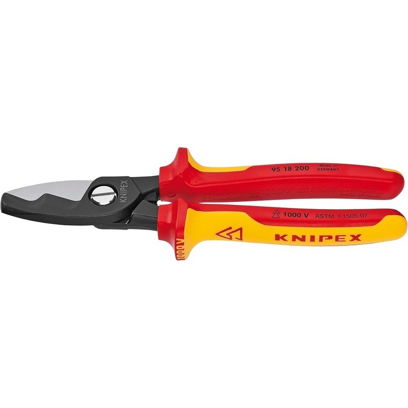 Insulated Cable Shears 1000V Twin Cutting Edge Precision Tools Durable Ergonomic