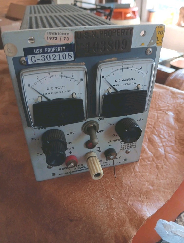 Ex USN Lambda LH 118A FM Regulated DC Power Supply