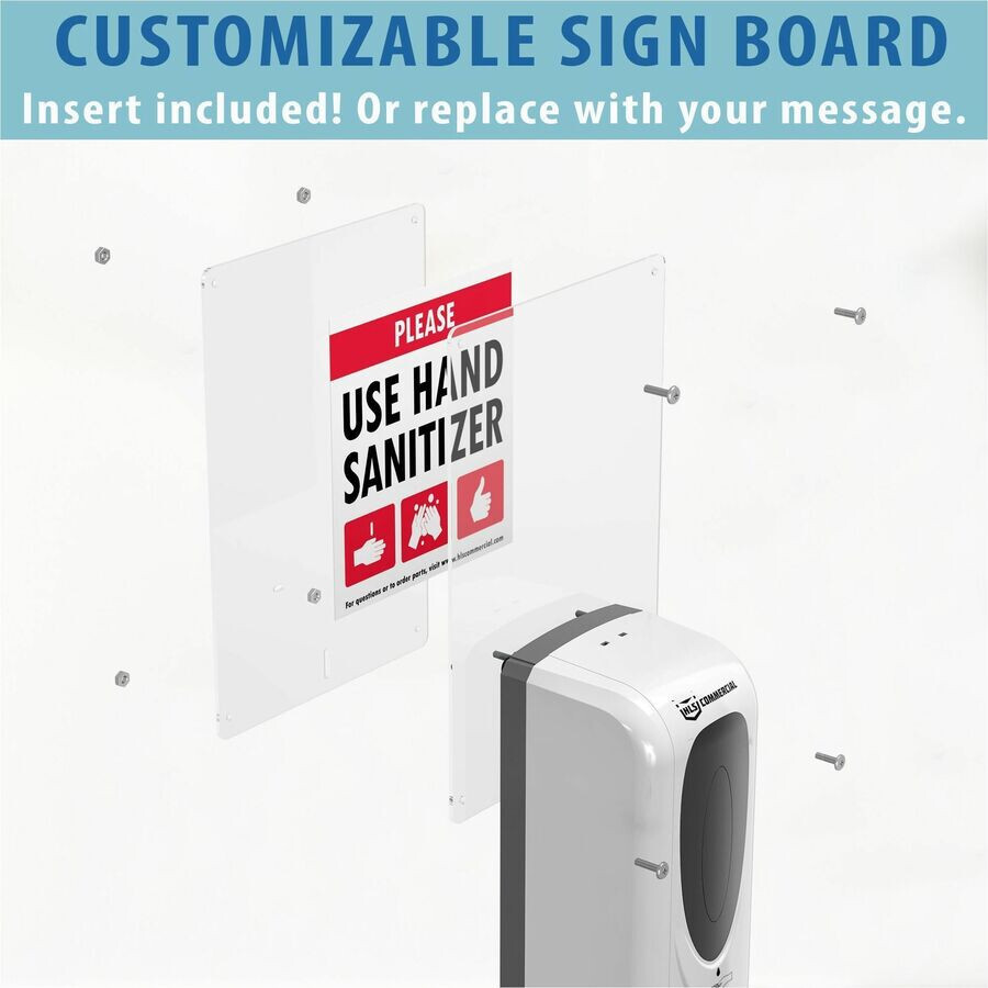 Sensor Sanitizer Dispenser w/Display Stand and Drip Tray HLSSDS01