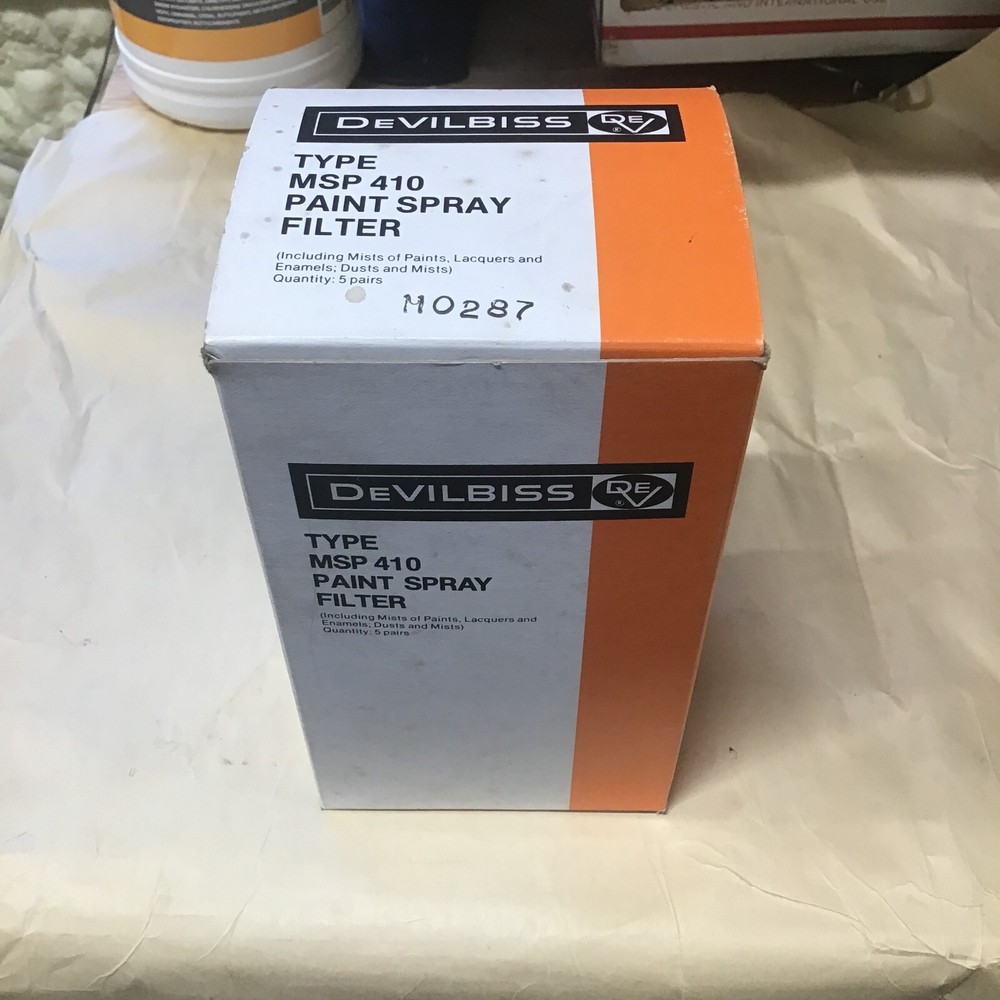 DeVILBISS Respirator Filter MSP-410, Box of 5 Sets