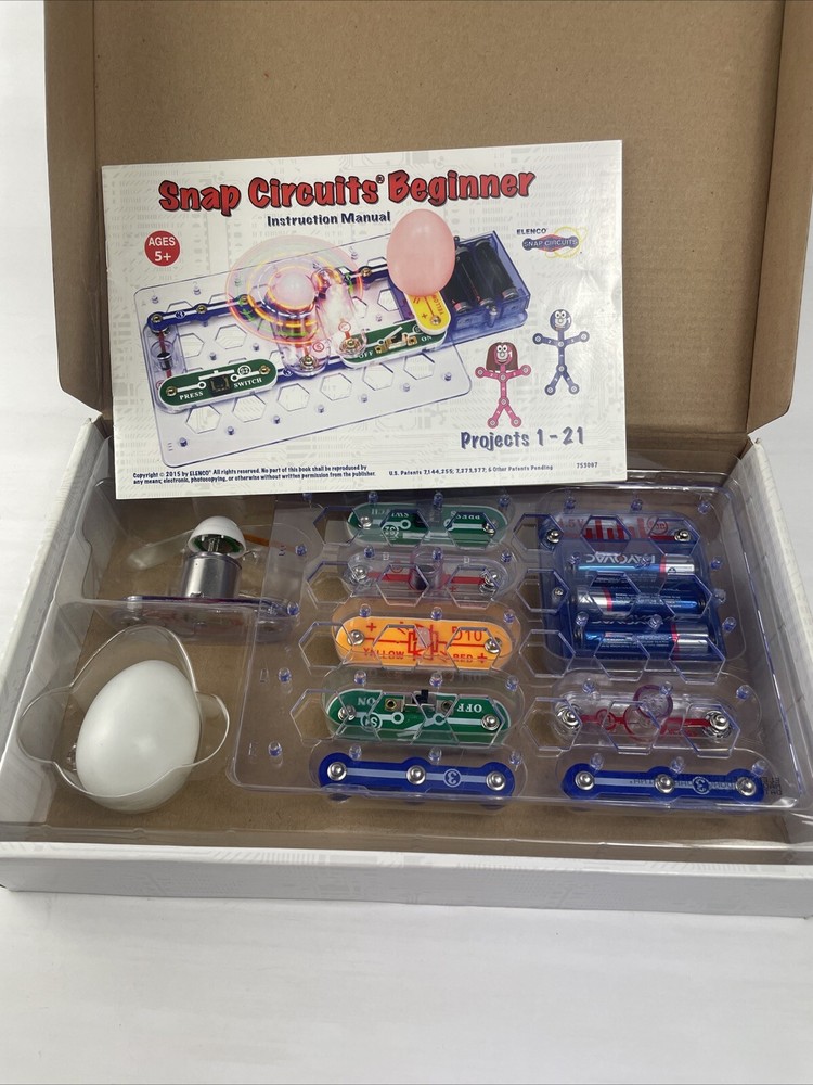 Elenco Snap Circuits Beginner, Electronics Have Fun Learning Electronics Kit