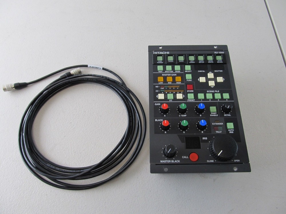 Hitachi RU-1000VR Remote Control Panel + C-012RC2 Cable