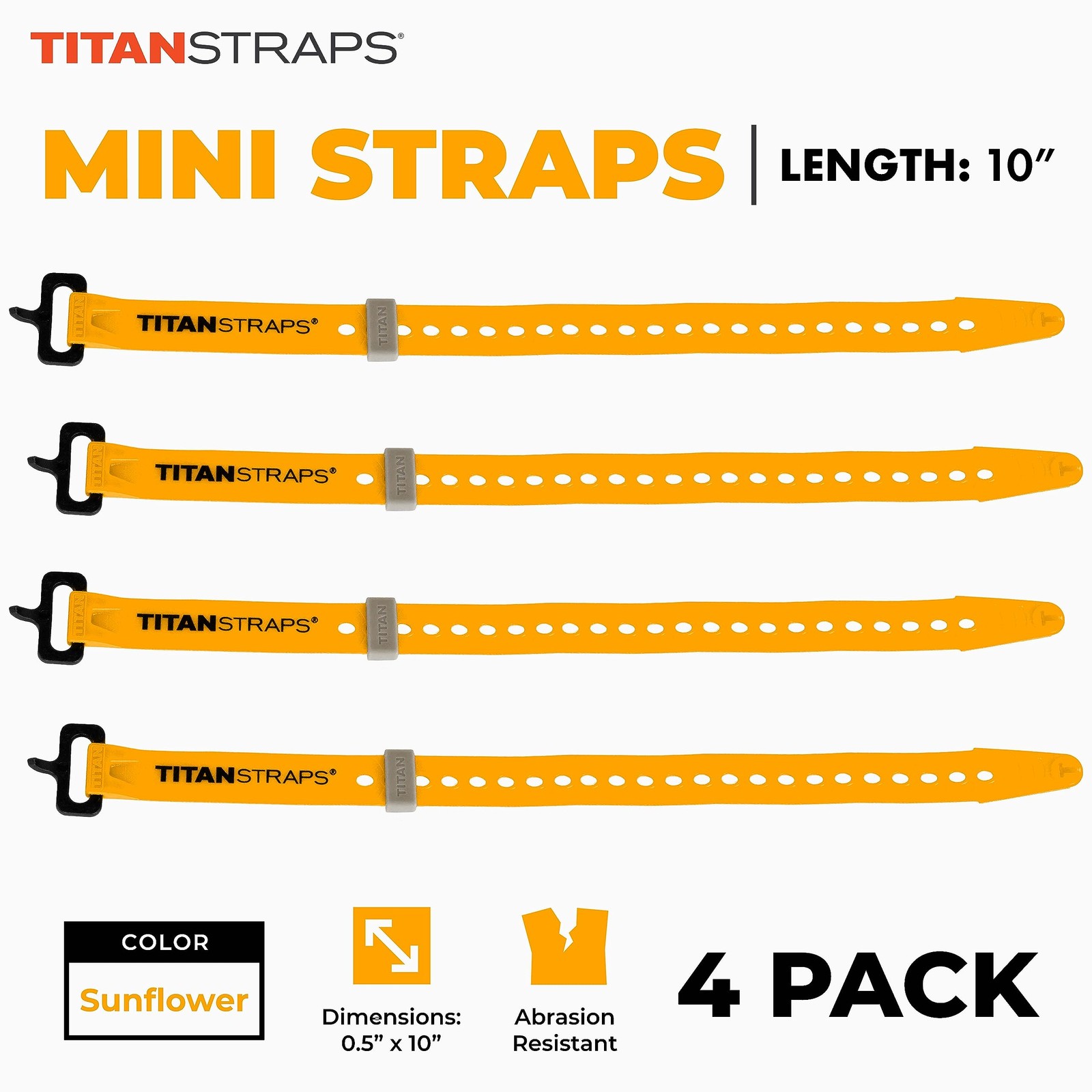 Titan Utility Straps â€“ Mini Straps Set to Organize Computer Cables, Arts & ...