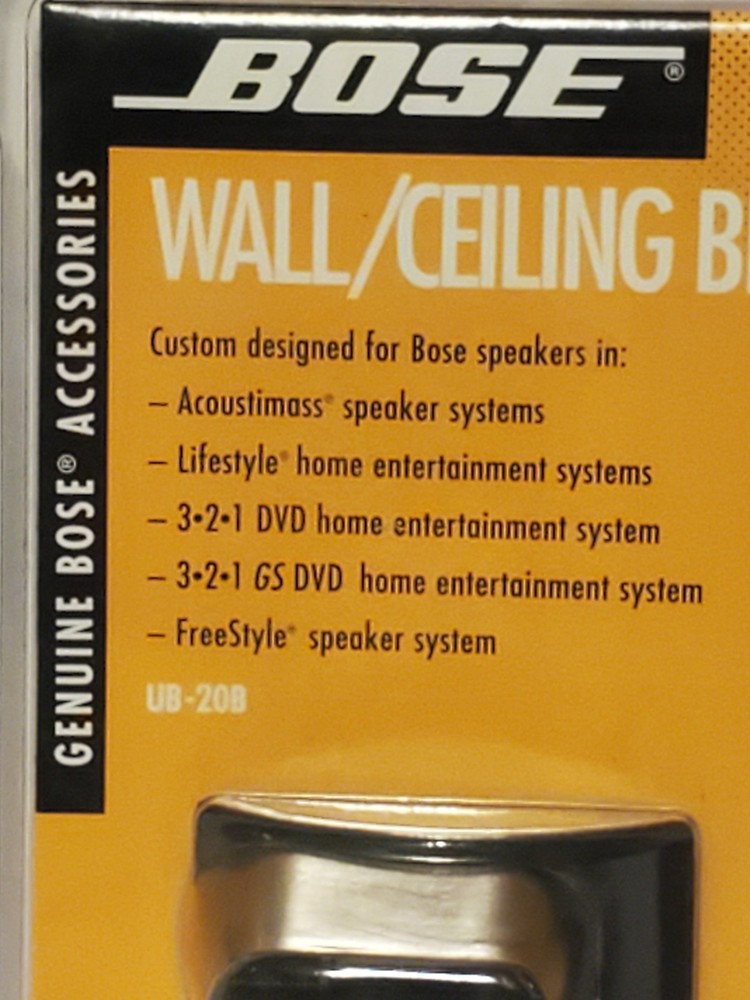 2 New Sealed Bose (UB-20B) Wall/Ceiling Bracket