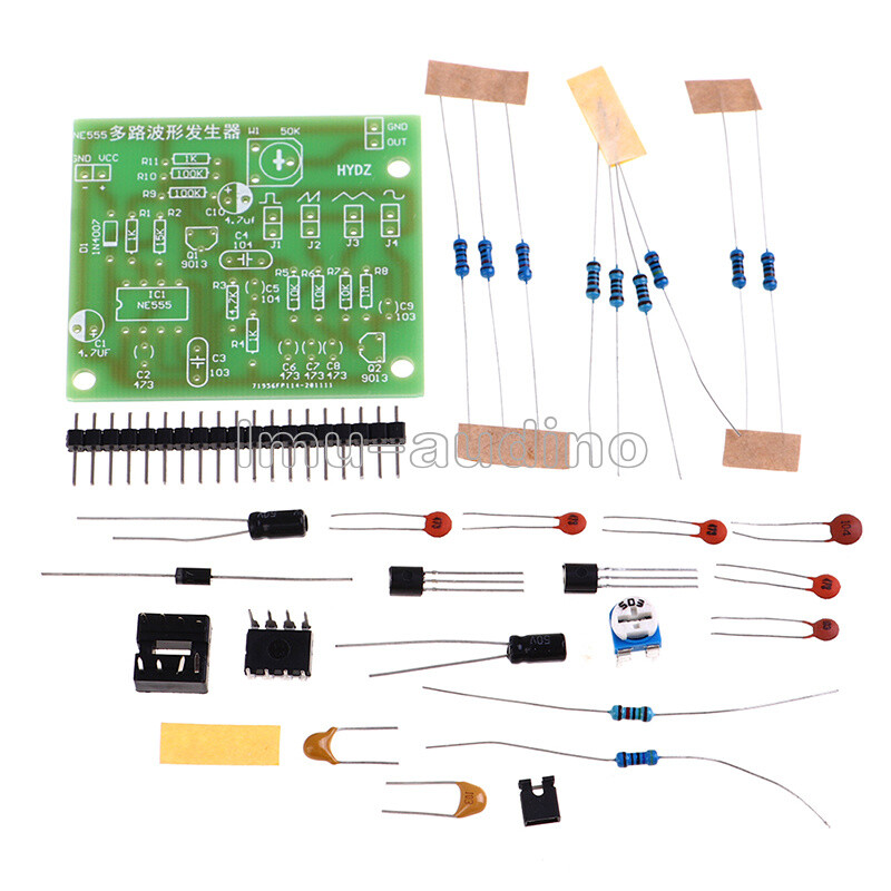DIY Kits MultiChannel NE555 Waveform Generator Module Sine Triangle Square Wave