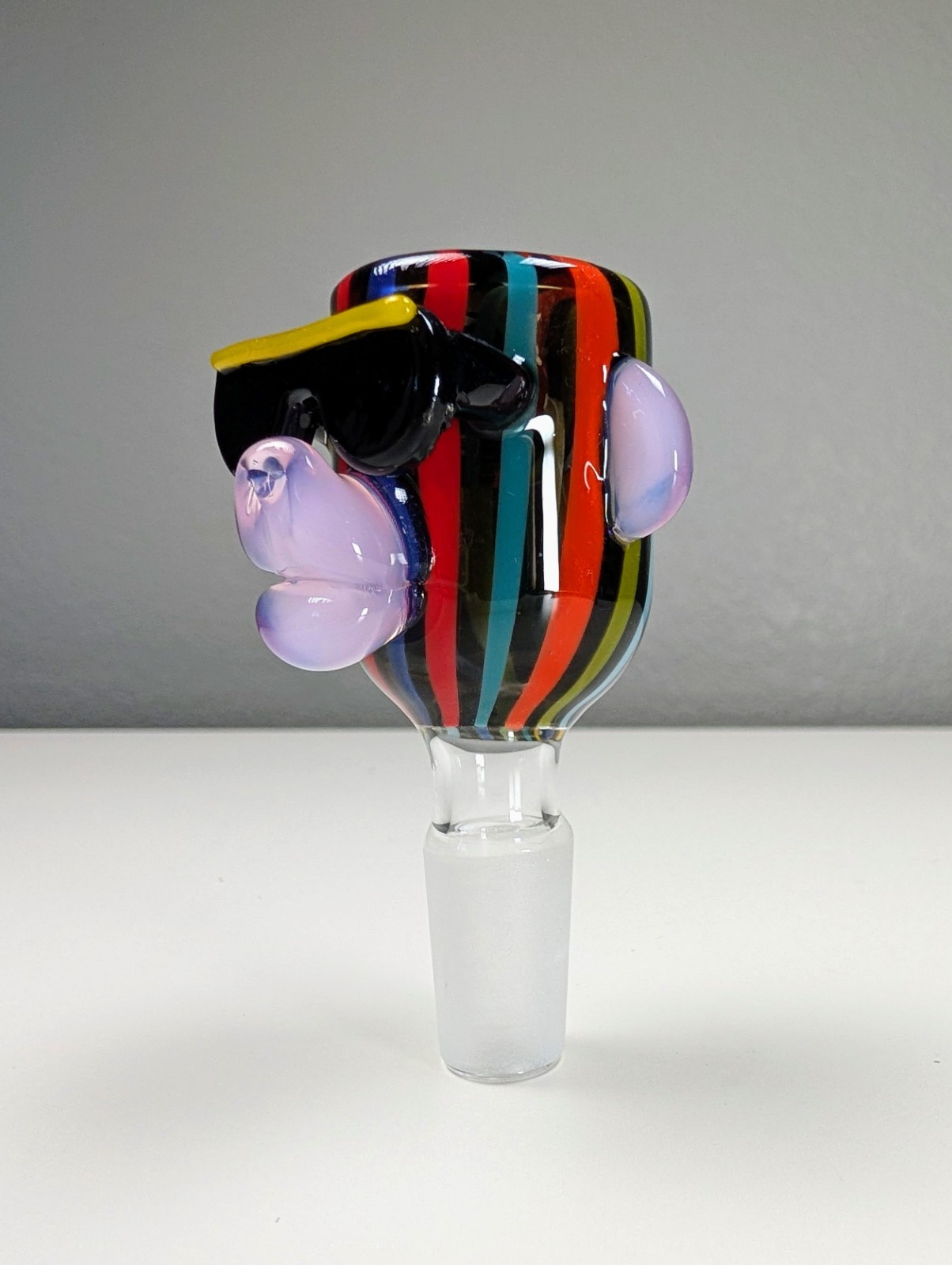 14mm Funky Monkey Glass Premium Quality Bowl Funnel Slide For Bong Hookah Pipe A