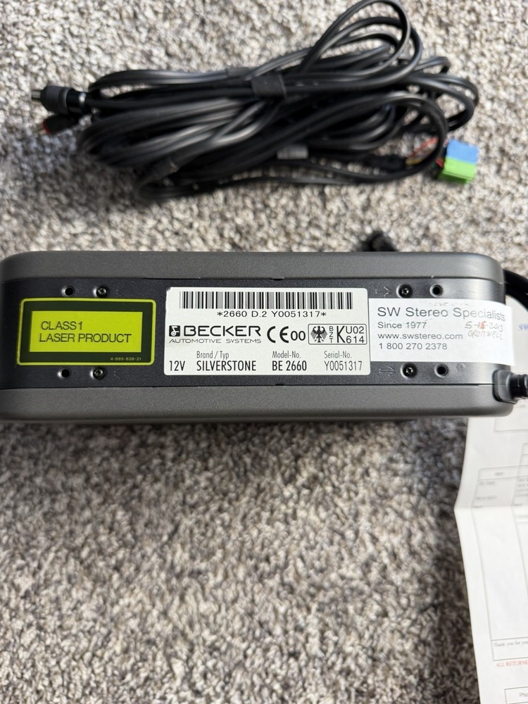 Becker Silverstone 6-Disc CD Changer 2660