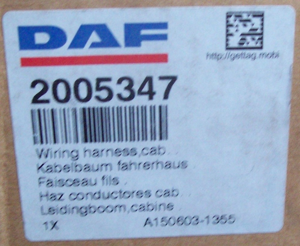 Fits DAF Wiring Loom Harness CAB 2005347