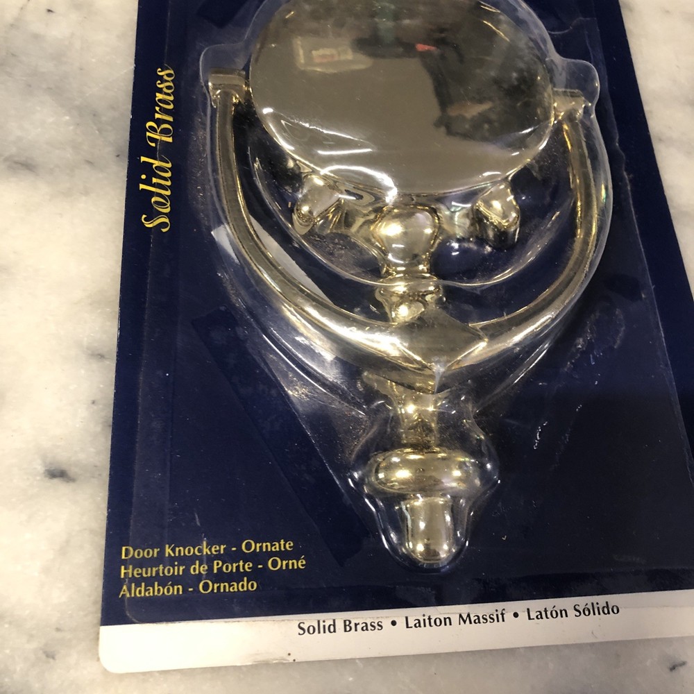 Door Knocker Solid Brass Ornate Brainerd Quality Hardware Lifetime Finish