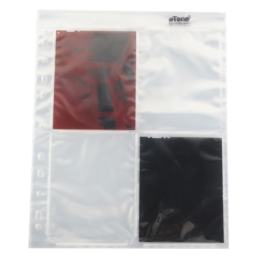 4x5 Film Negative Storage Page Acid-free Preservers Photo Archival Bag 50 Sheets