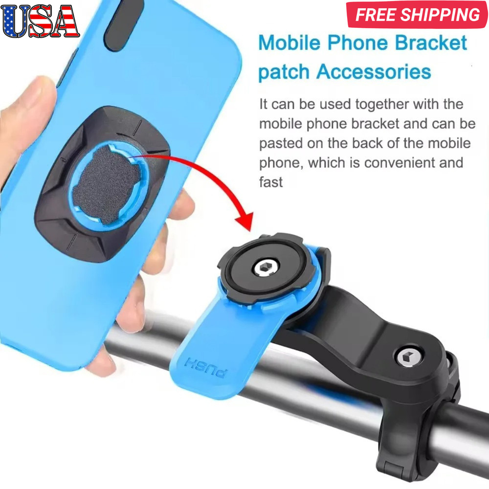 1–3PCS Bicycle Phone Mount Patch Sticker | GPS Computer Bracket Support-New Pack