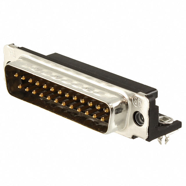 25 Position D-Sub Plug 747842-4 TE Connectivity AMP Connector Right Angle