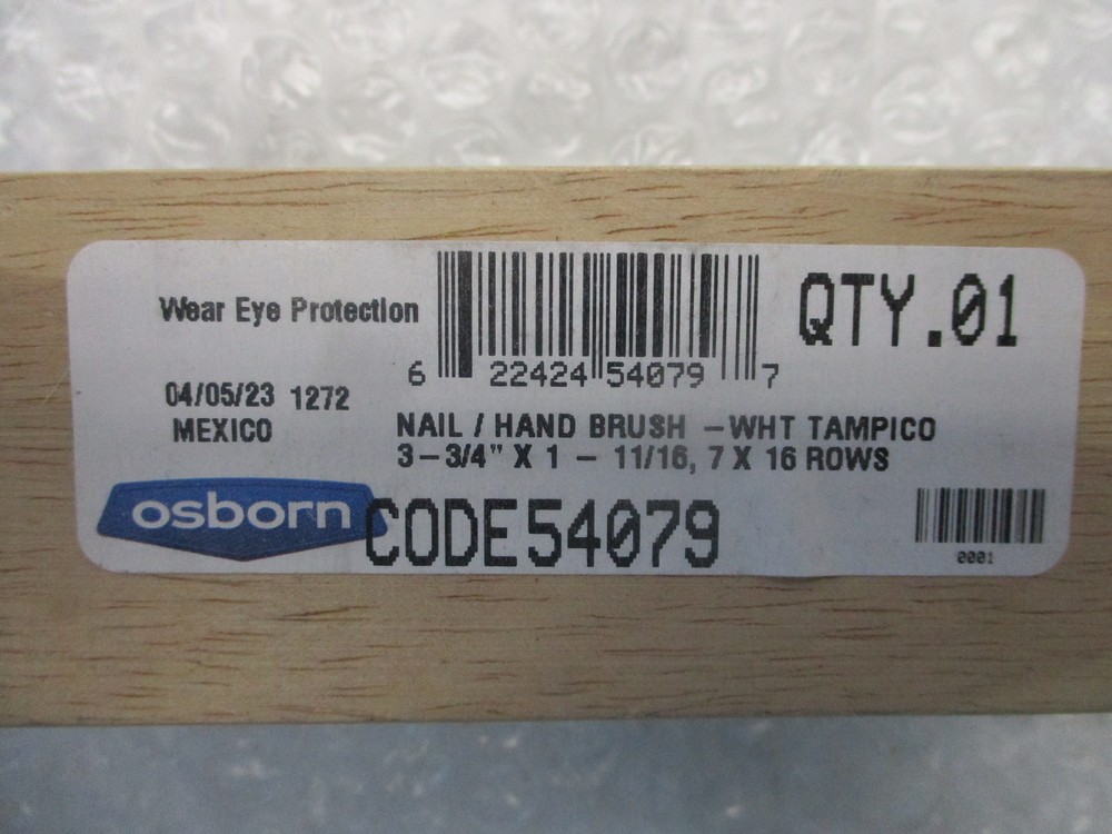 OSBORN CODE54079 3-3/4X1-11/16-7X16 HAND BRUSH NSNP