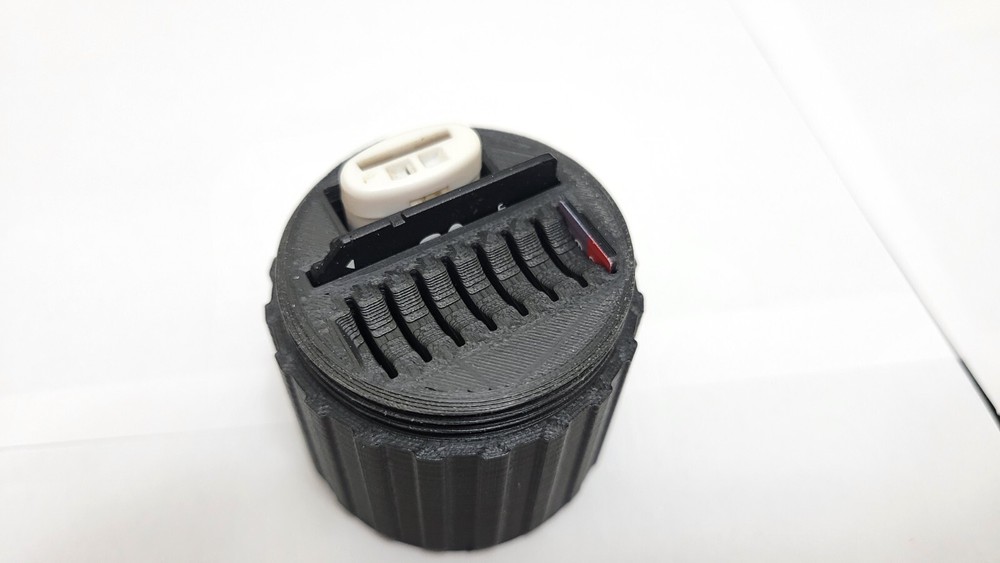 MicroSD Portable Storage Container w/ Room For Adapters (3D Printed)