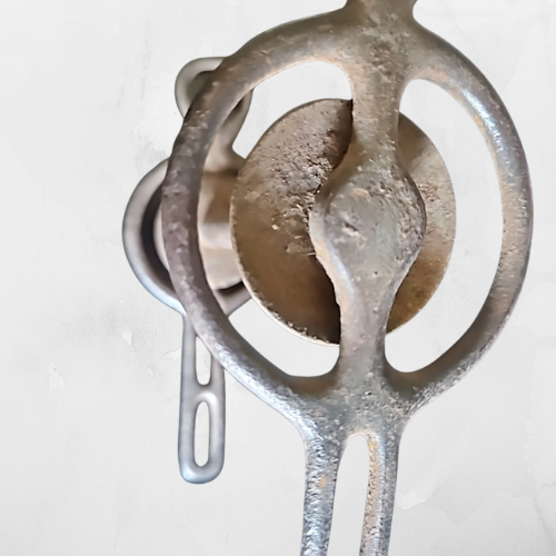 Old Shanked Solid Mouth Driving Bit 5" mouth