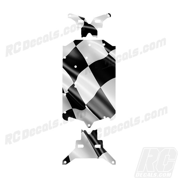 Traxxas 4tec 3.0 - Thick Chassis Protector Kit - TRA8322 - Checkered flag
