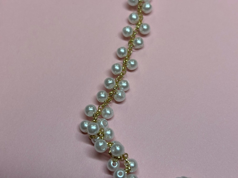 Pearl Link Gold Flexible Necklace
