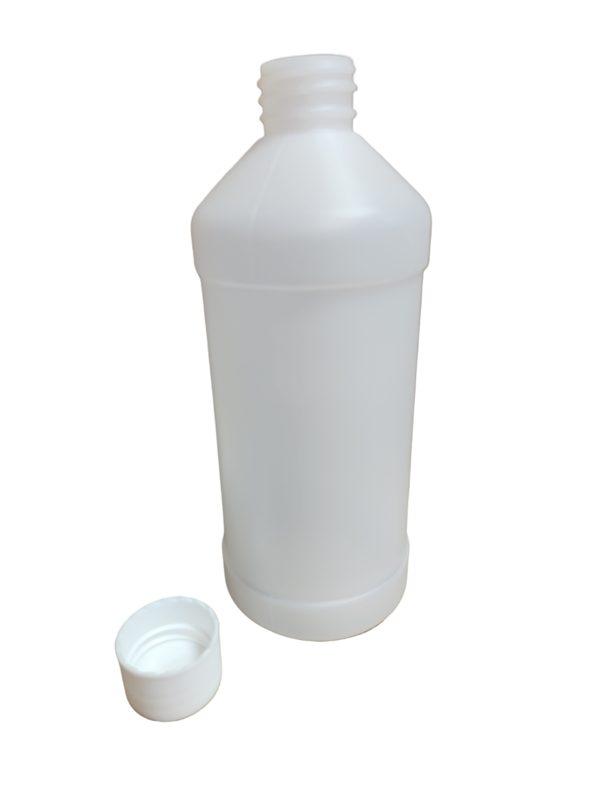 10 pack of 16 oz Plastic Modern Round HDPE Empty Bottles with Caps