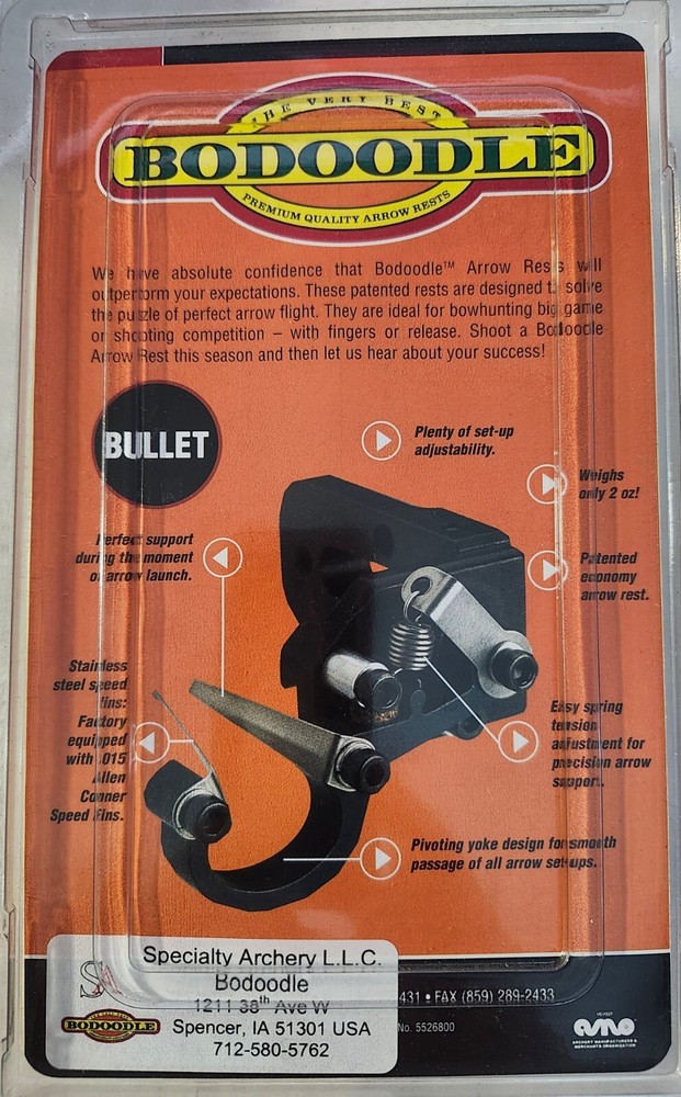 Bodoodle Bullet (left hand) Black