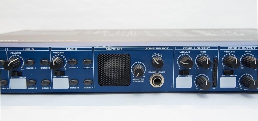 Samson S-zone 4-Input/4-Zone Stereo Mixer