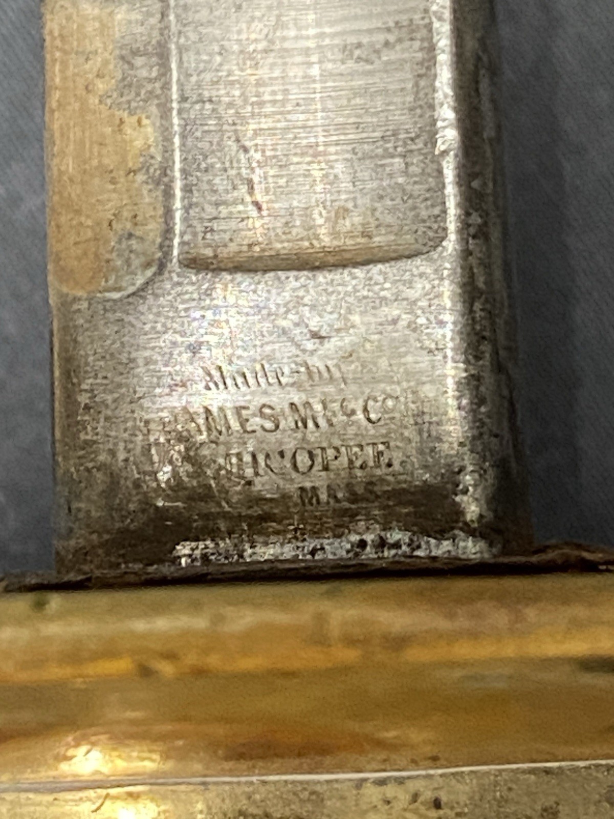 Original Early CIVIL WAR Ames M1840 NCO Sword 1862 w/Repro Leather Scabbard