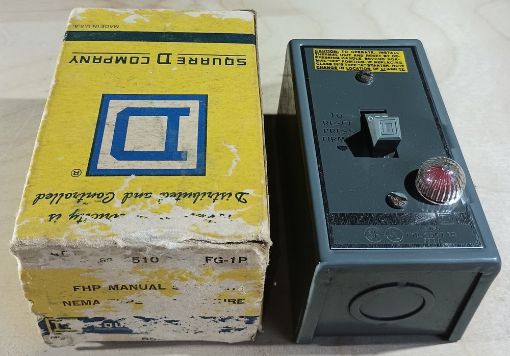 Square D 2510FG1 Manual Starter