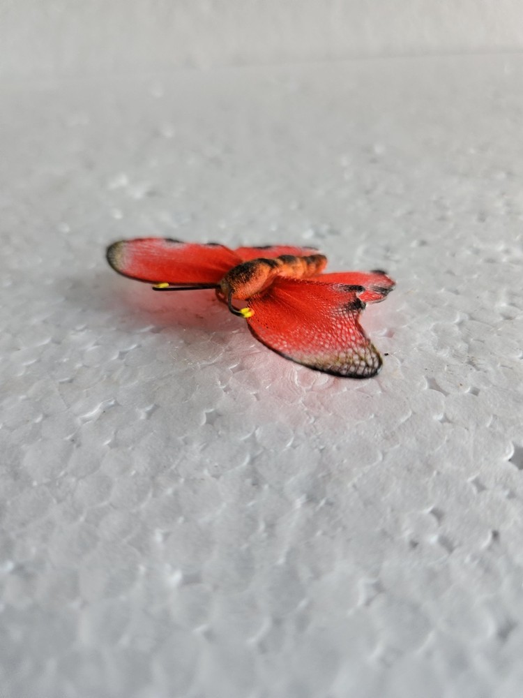 Butterfly Pin • Bright Orange