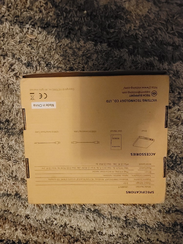External Driver Model UD28BVT New in Box By: Victsing