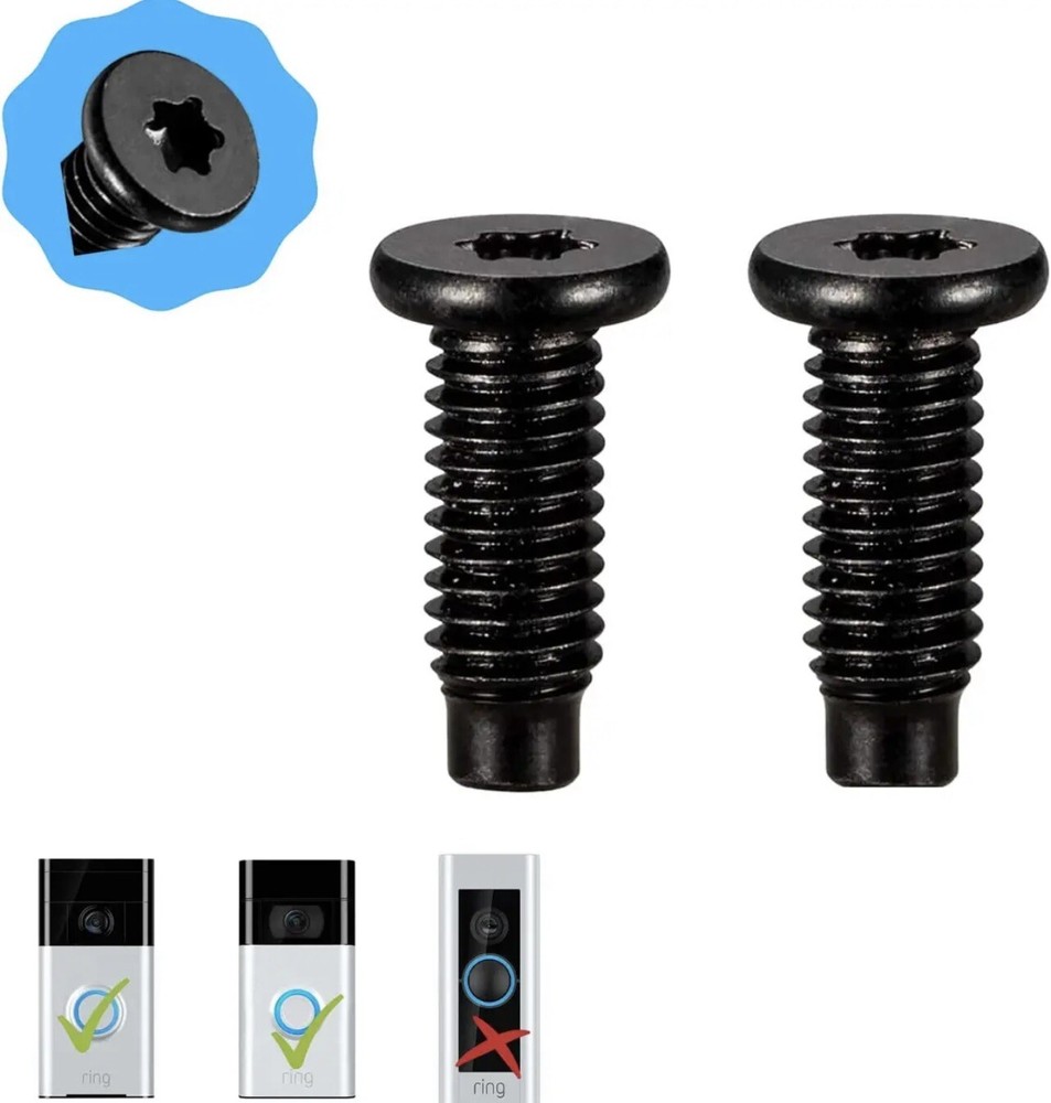 T6 Ring Doorbell Replacement Security Screws 2 Pack