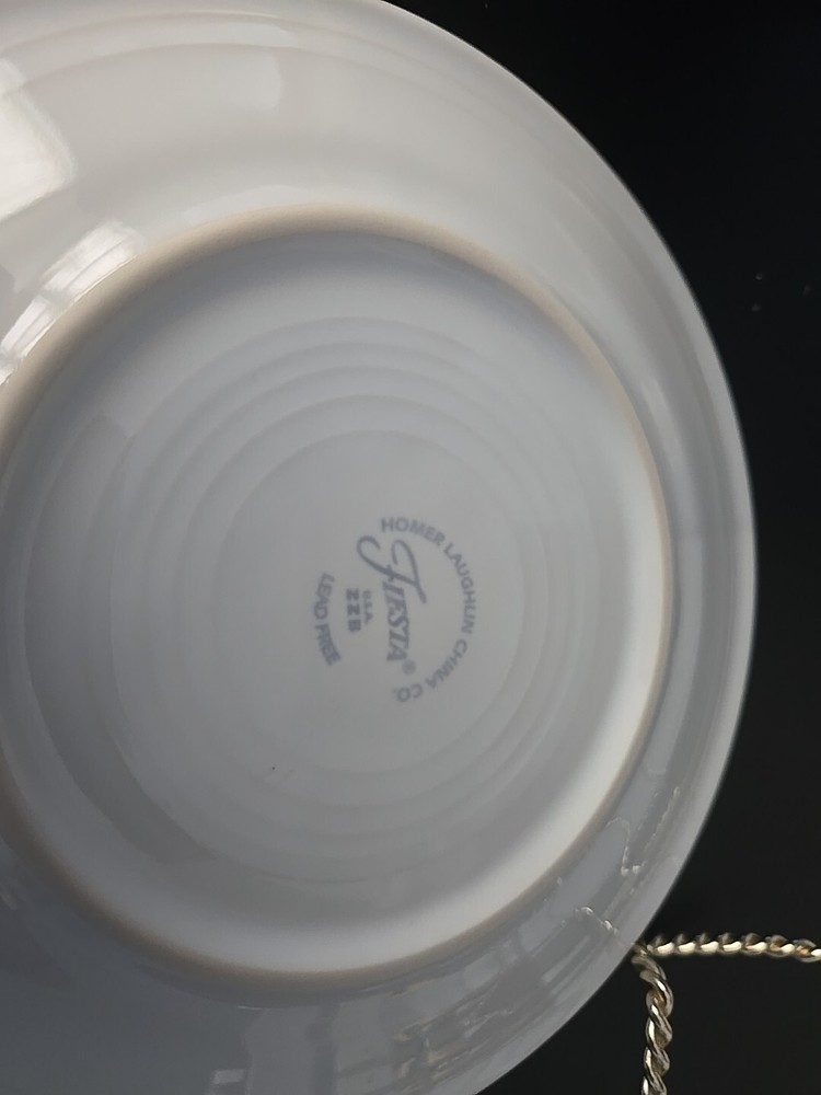 Fiesta White 4 pc. place setting dinnerware new 831 100