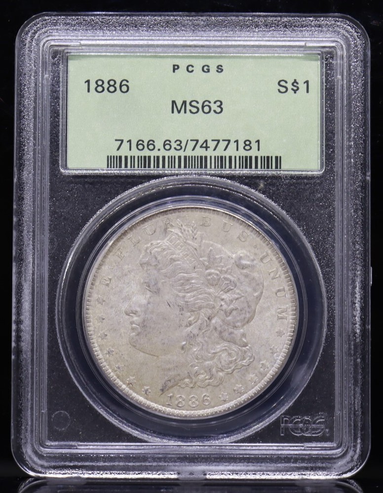 1886 Morgan Dollar PCGS MS63