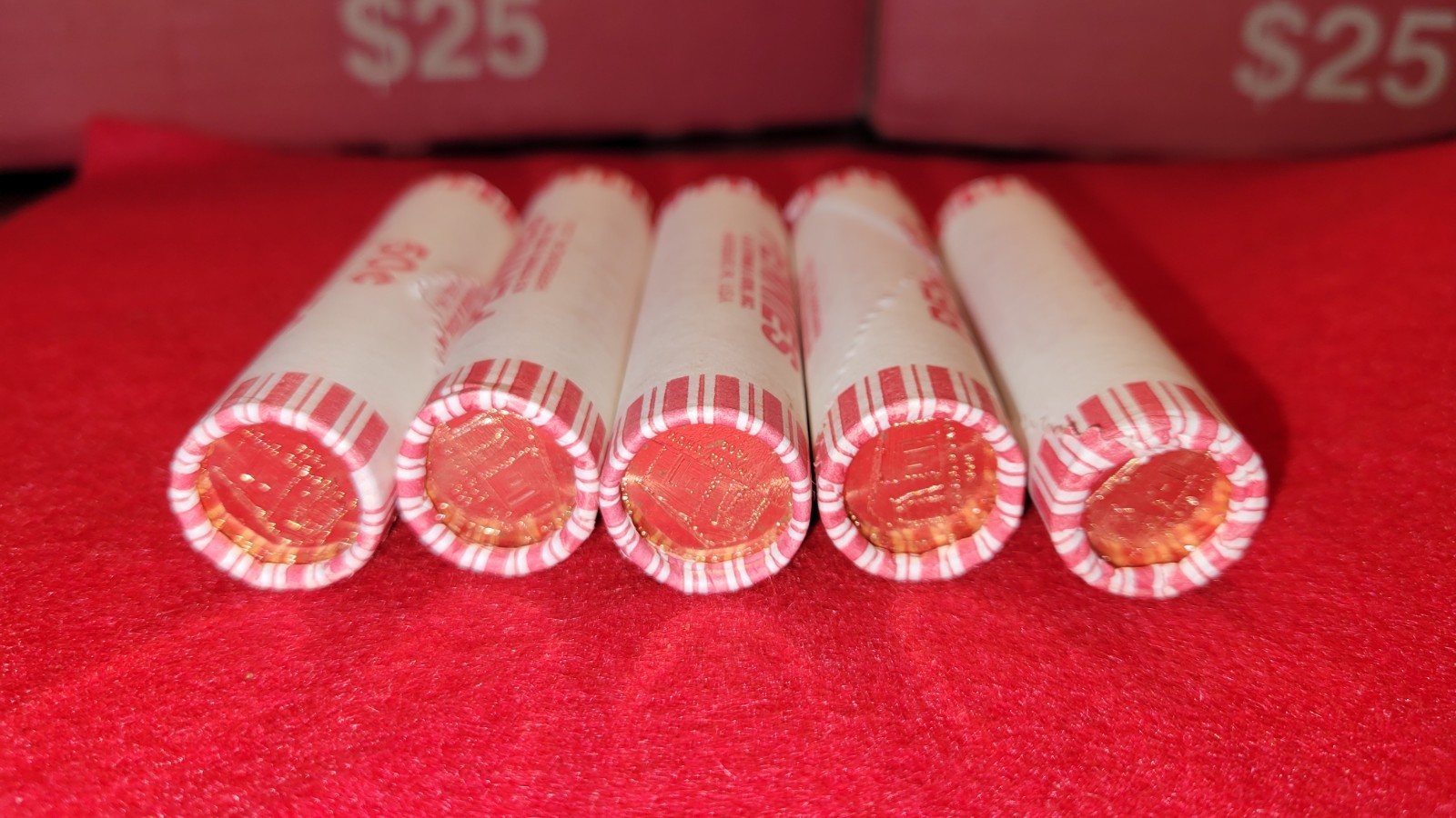 2009 Uncirculated LP-1 Early Childhood Lincoln Cent 5 BU ROLLS From Bank Box P/D