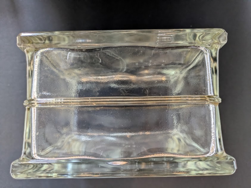 Antique Esso Glass Block Advertising Piggy Bank World's Fair 1939