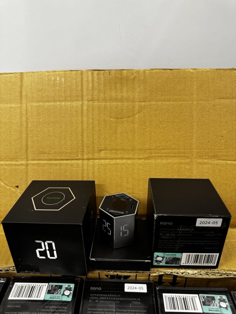 Ticktime Pomodoro Timer Cube, Hexagon Productivity Timer, Pause & Resume, Llano