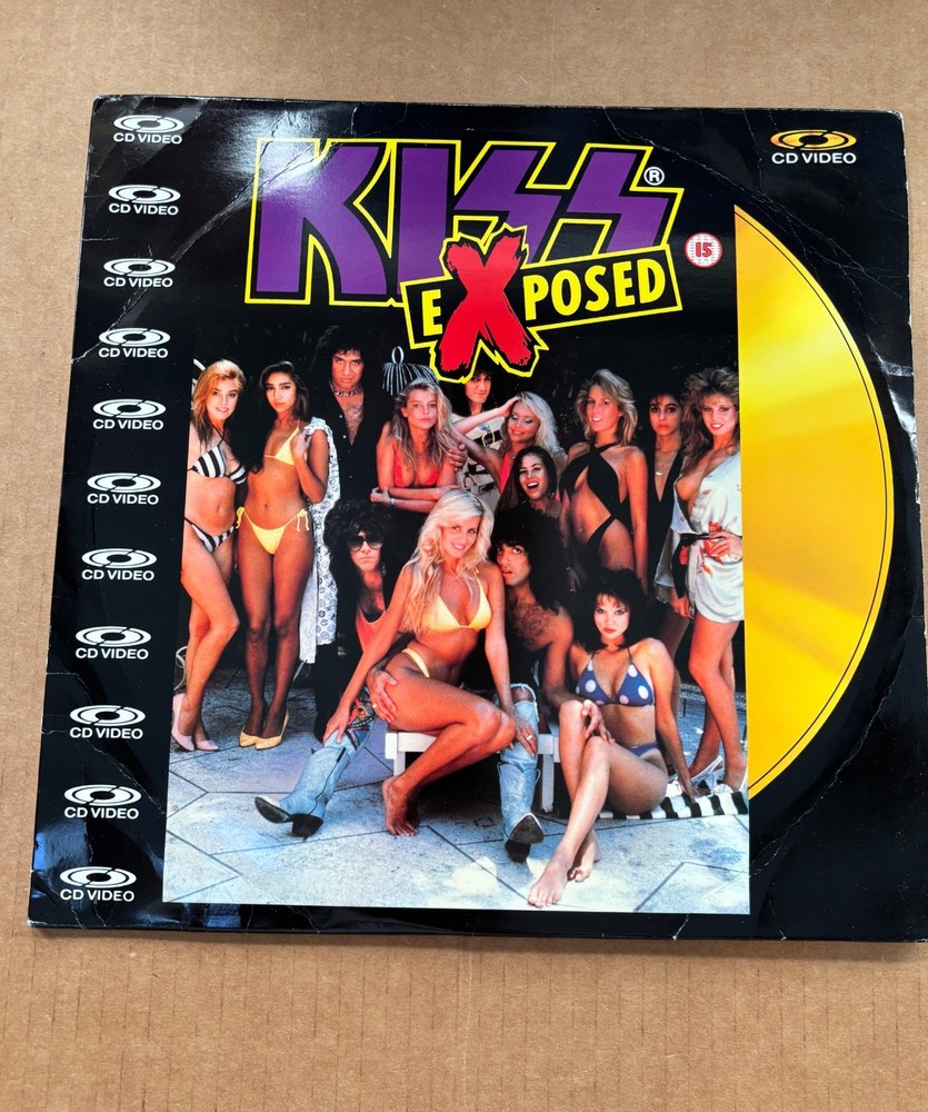 KISS 1987 RARE EXPOSED CD VIDEO POLYGRAM MUSIC VIDEO (080 100-1)