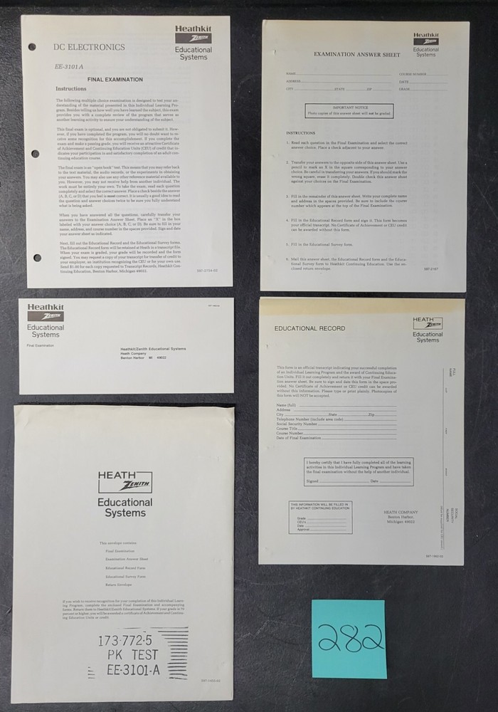 *RARE* HEATHKIT Educational Systems TEST EE-3101-A