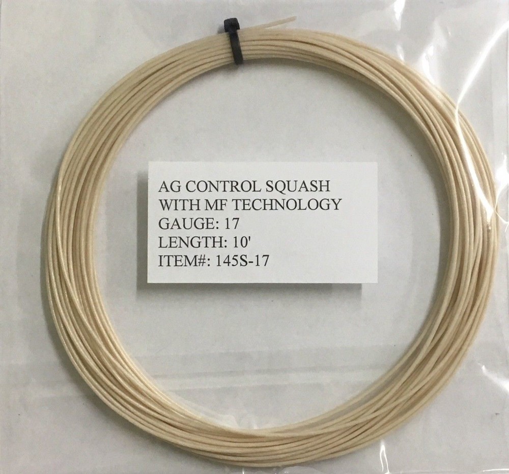 AG Control Squash 17G Squash String Set - Natural