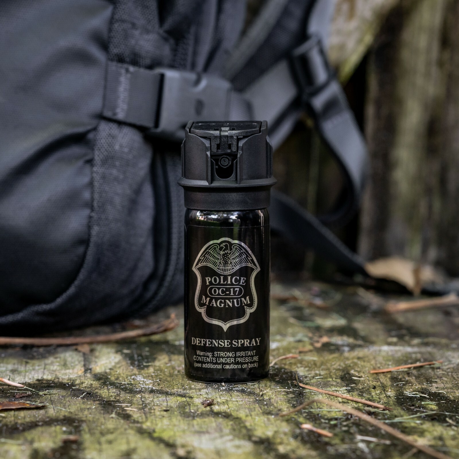 3 POLICE MAGNUM Pepper Spray 2oz Stream FlipTop Self Defense Security Protection